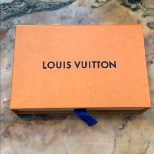 Louis Vuitton Orange & Blue Wallet Box